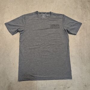 Vanquish Utility Gray Short Sleeve Men's XL Gray Gym Workout
